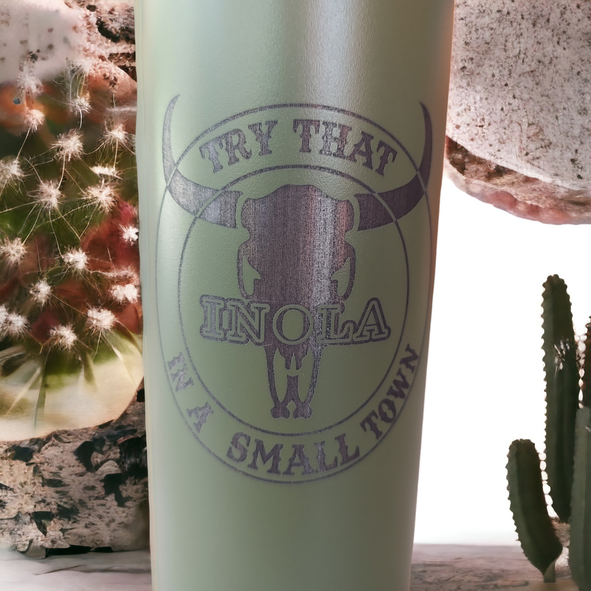 Try That in a Small Town 20oz. Stainless Steel Tumbler