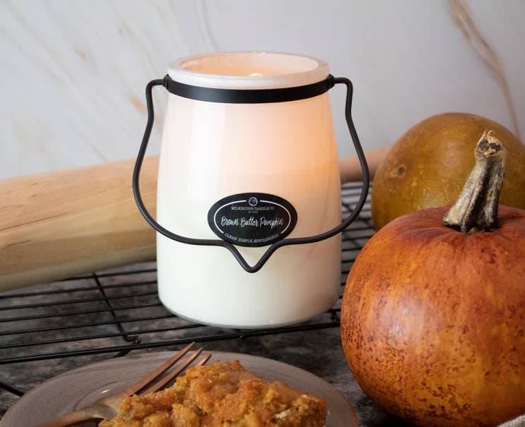 22 oz Butter Jar Candle: Brown Butter Pumpkin - 260 Broadway Boutique