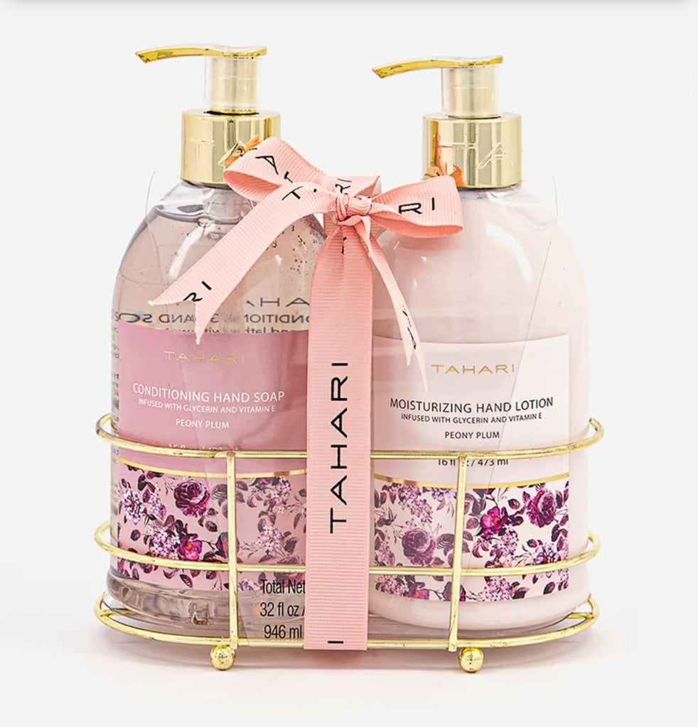 2Pc Set Conditioning Hand Soap and Moisturizing Hand Lotion 946 mL, Pink Combo - 260 Broadway Boutique