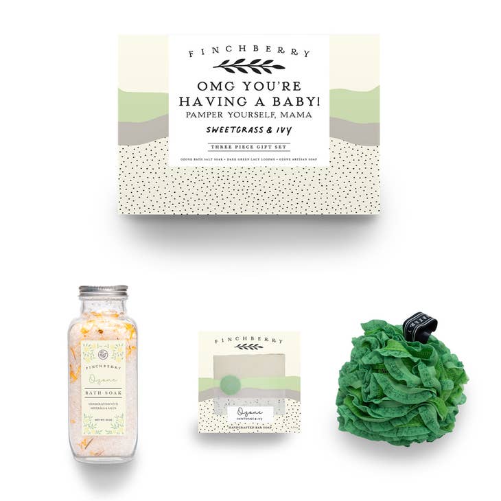 3 Pc Gift Set - Omg You're Having A Baby! - 260 Broadway Boutique