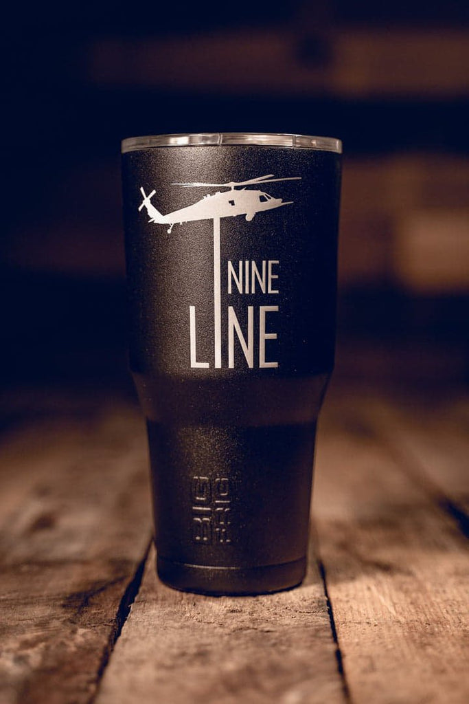 30 oz Nine Line Tumblers Drop Line - 260 Broadway Boutique