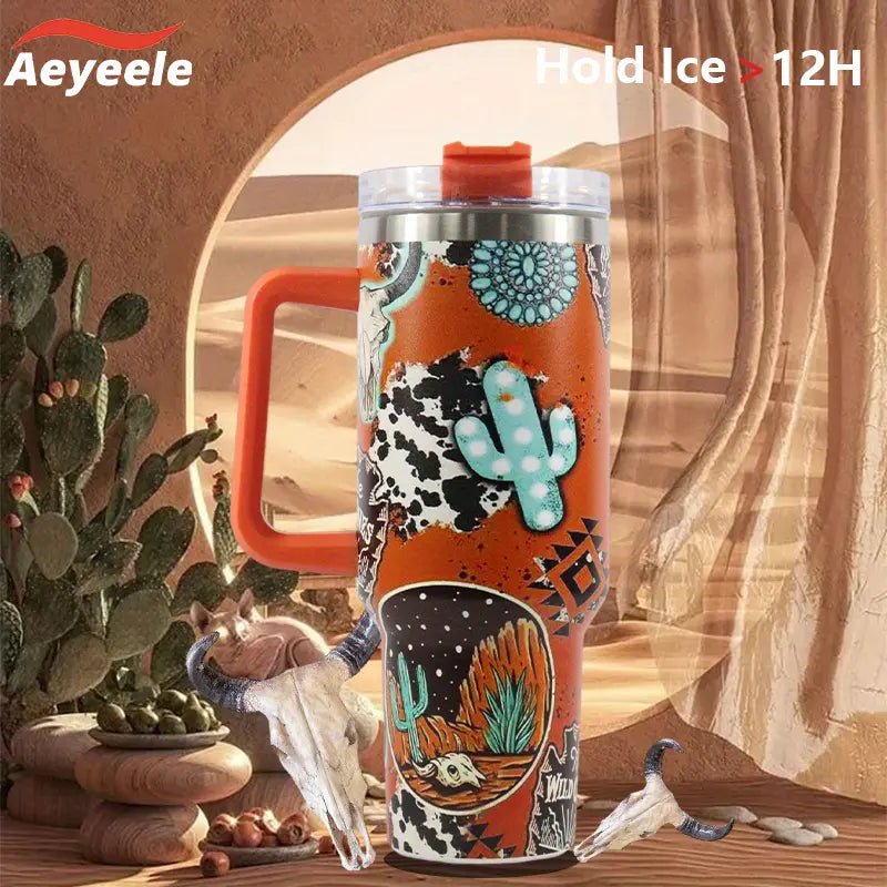 40 Oz Cactus Tumbler - 260 Broadway Boutique