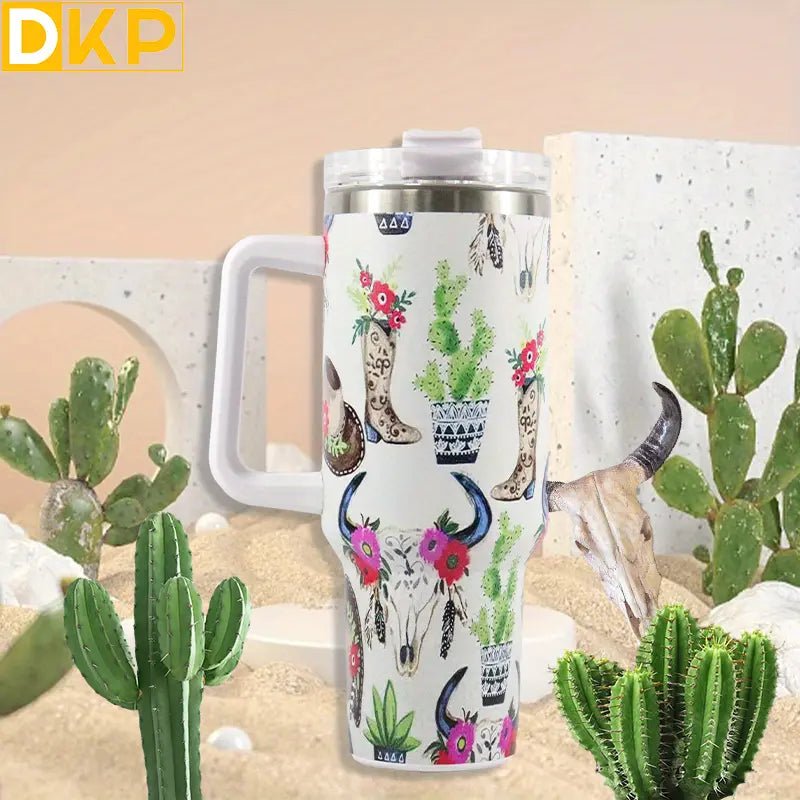 40 Oz Cactus Tumbler - 260 Broadway Boutique