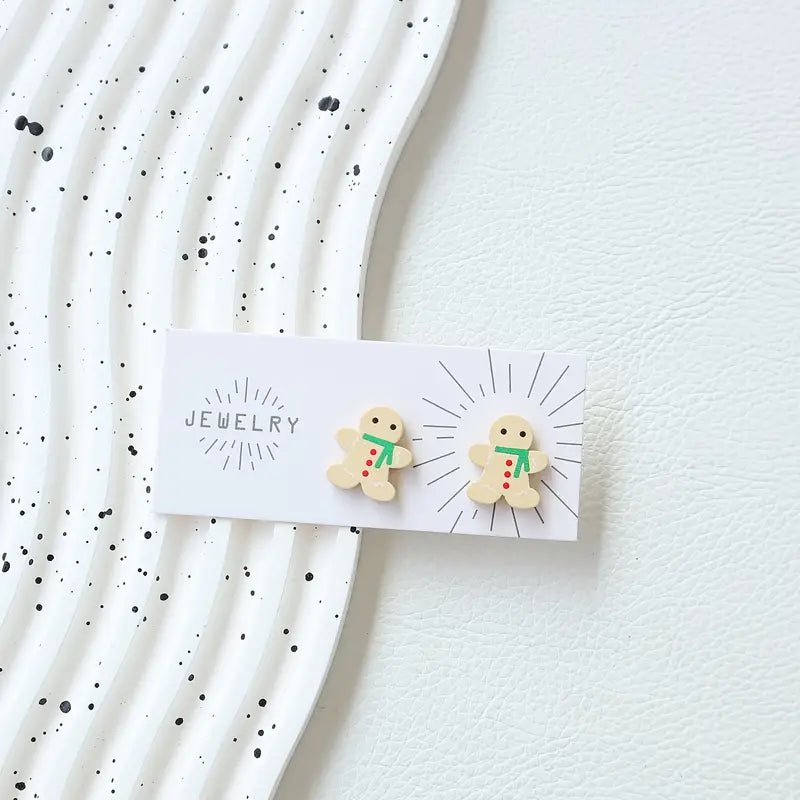 Acrylic Faux Clay Painted Earrings (7 Designs) - 260 Broadway Boutique