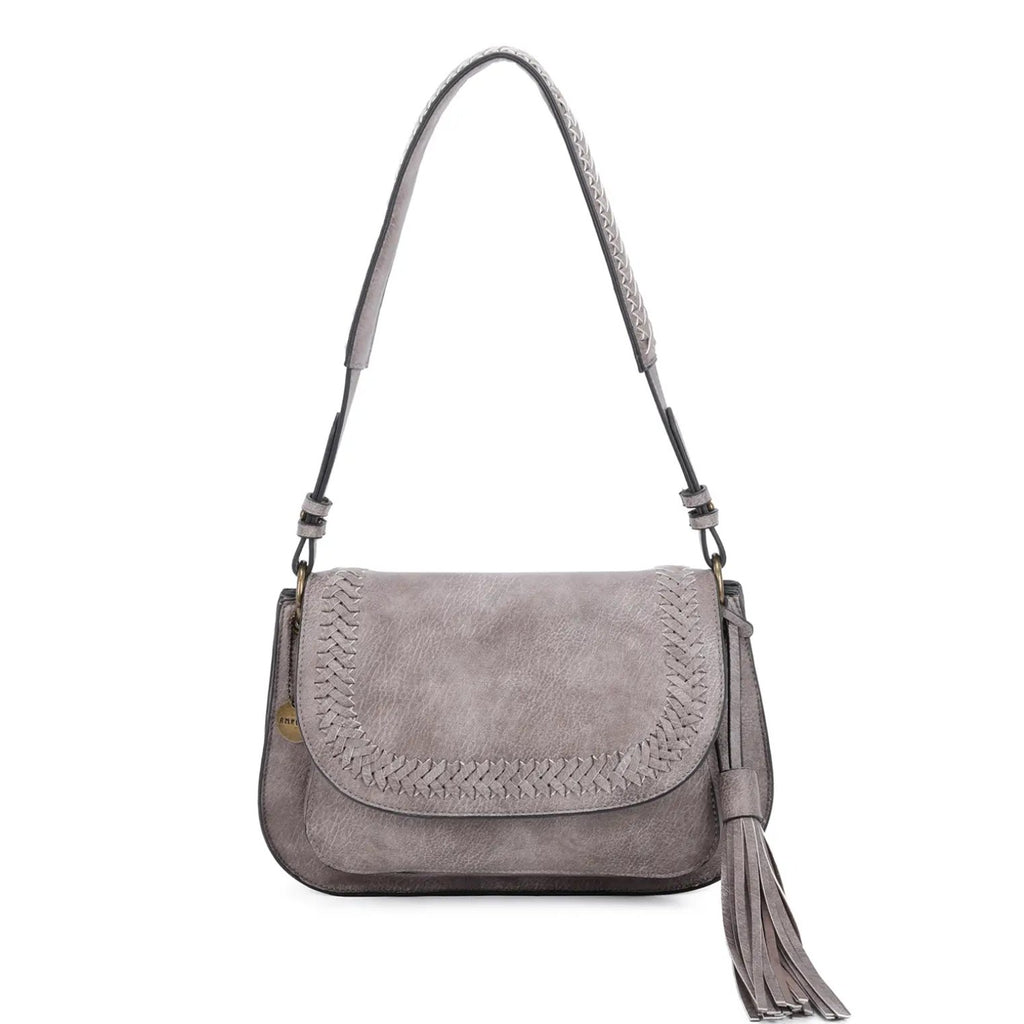 Alice Saddle Bag - Stone - 260 Broadway Boutique