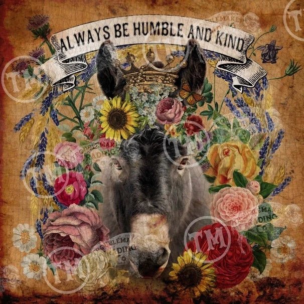 "Always Be Humble and Kind" Square Framed Artwork - 260 Broadway Boutique