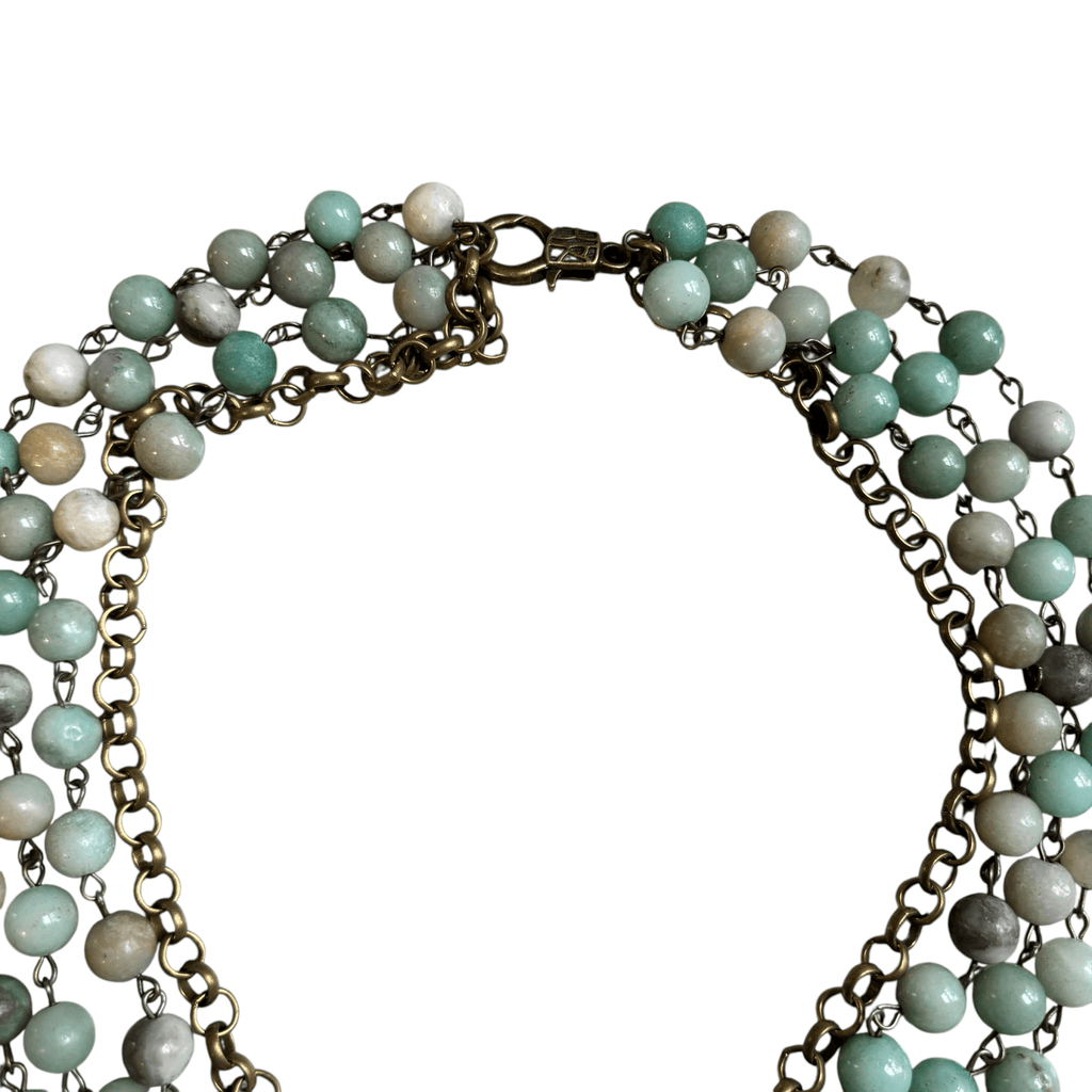 Amazonite Layered Necklace - 260 Broadway Boutique