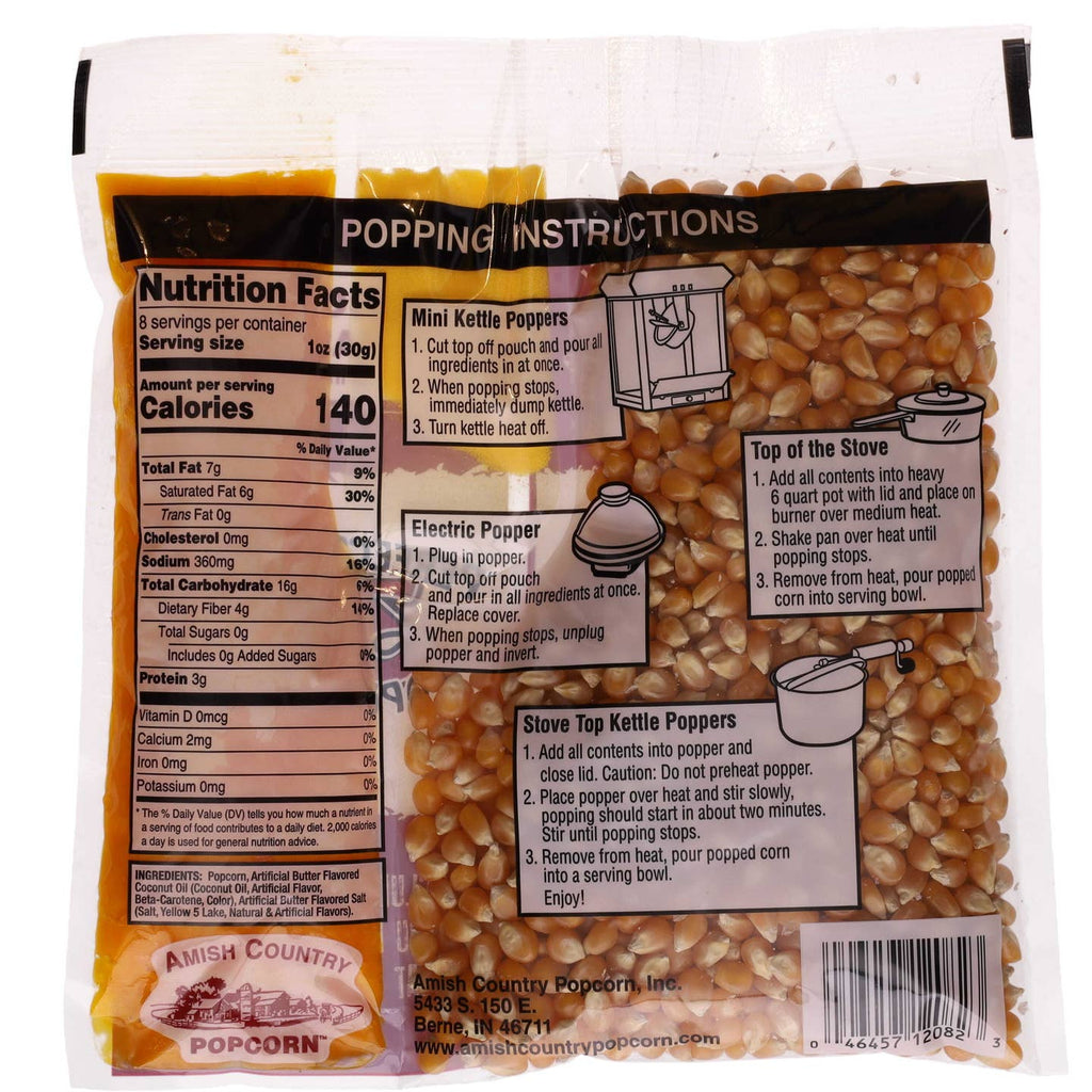 Amish Country 10.75oz Tri - Pack of Yellow Popcorn - 260 Broadway Boutique