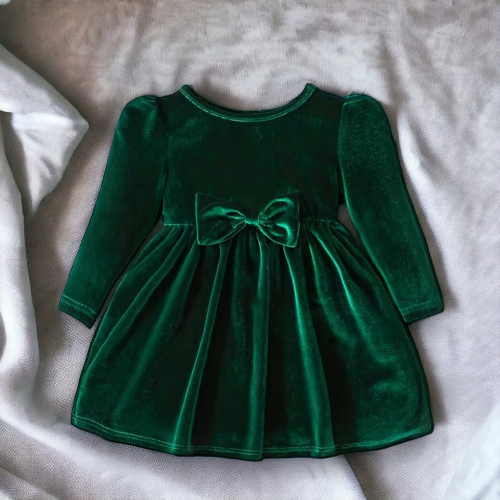 Baby Velvet Dress - 260 Broadway Boutique