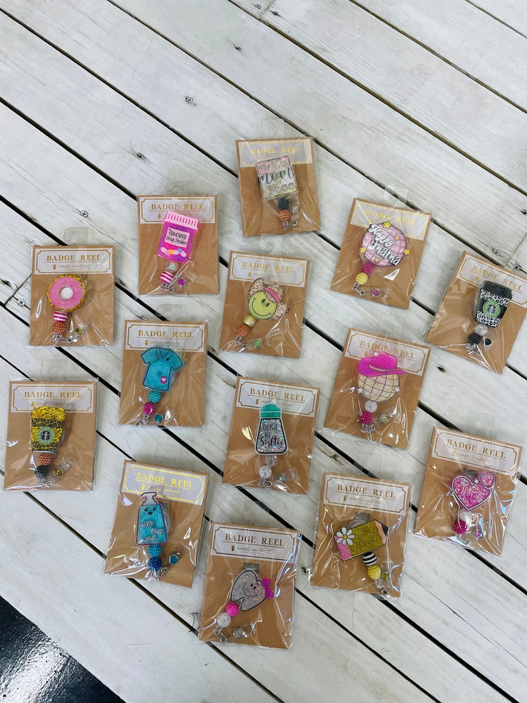 Badge Reels (multiple styles) - 260 Broadway Boutique