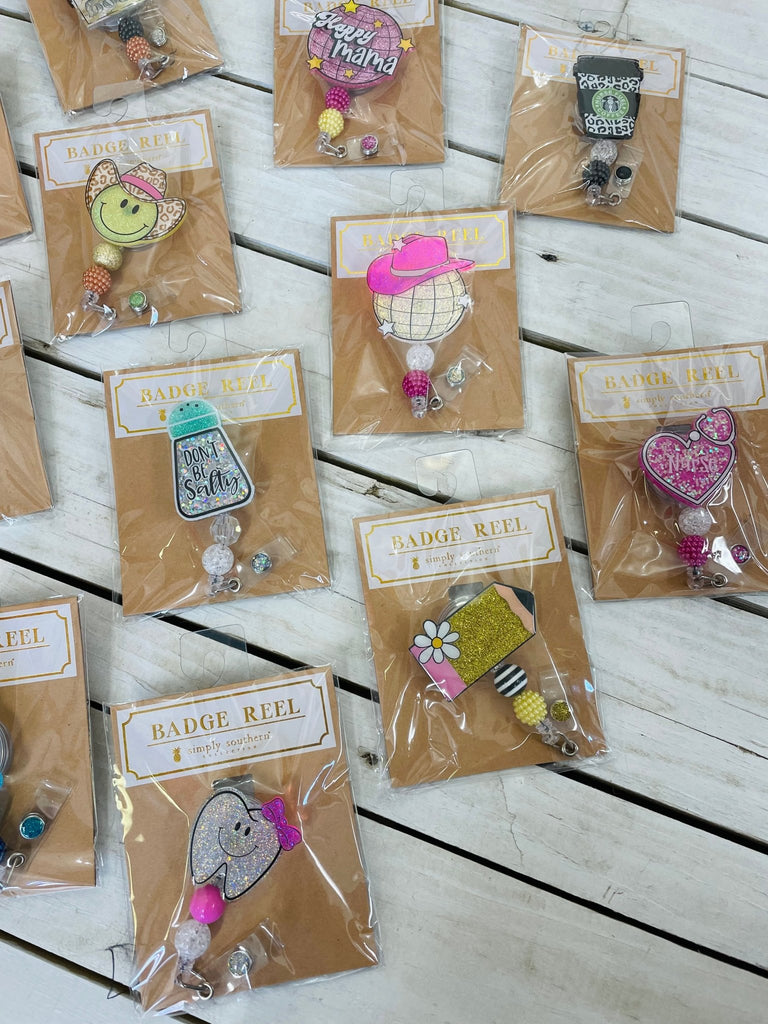 Badge Reels (multiple styles) - 260 Broadway Boutique