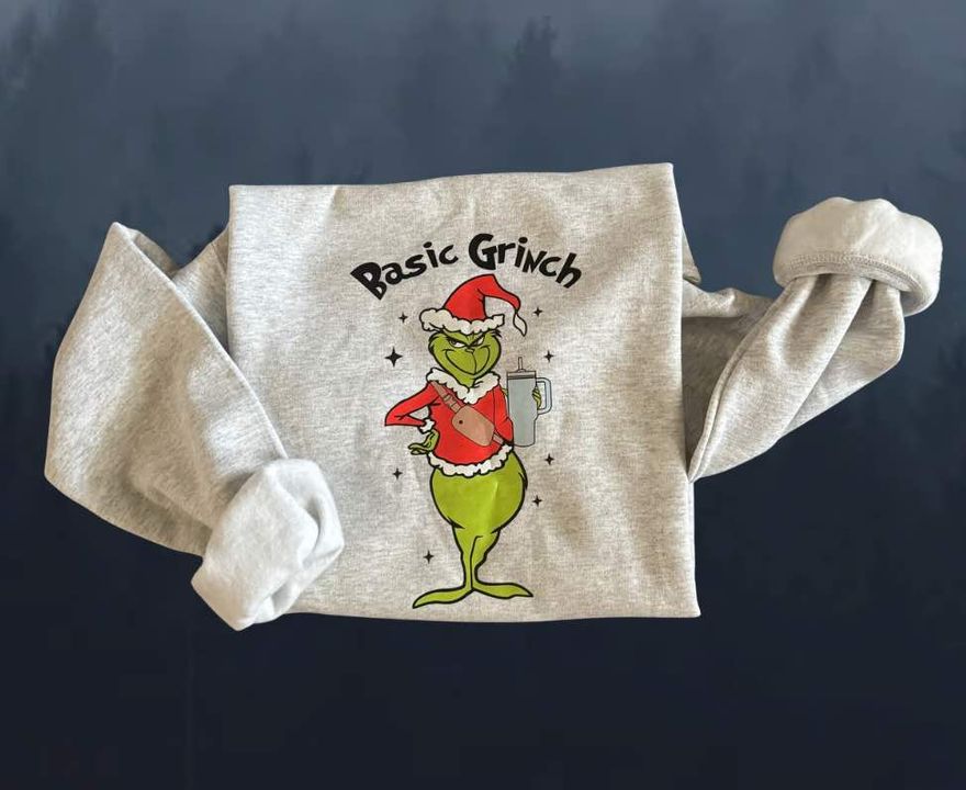 Basic Grinch Sweatshirt - 260 Broadway Boutique