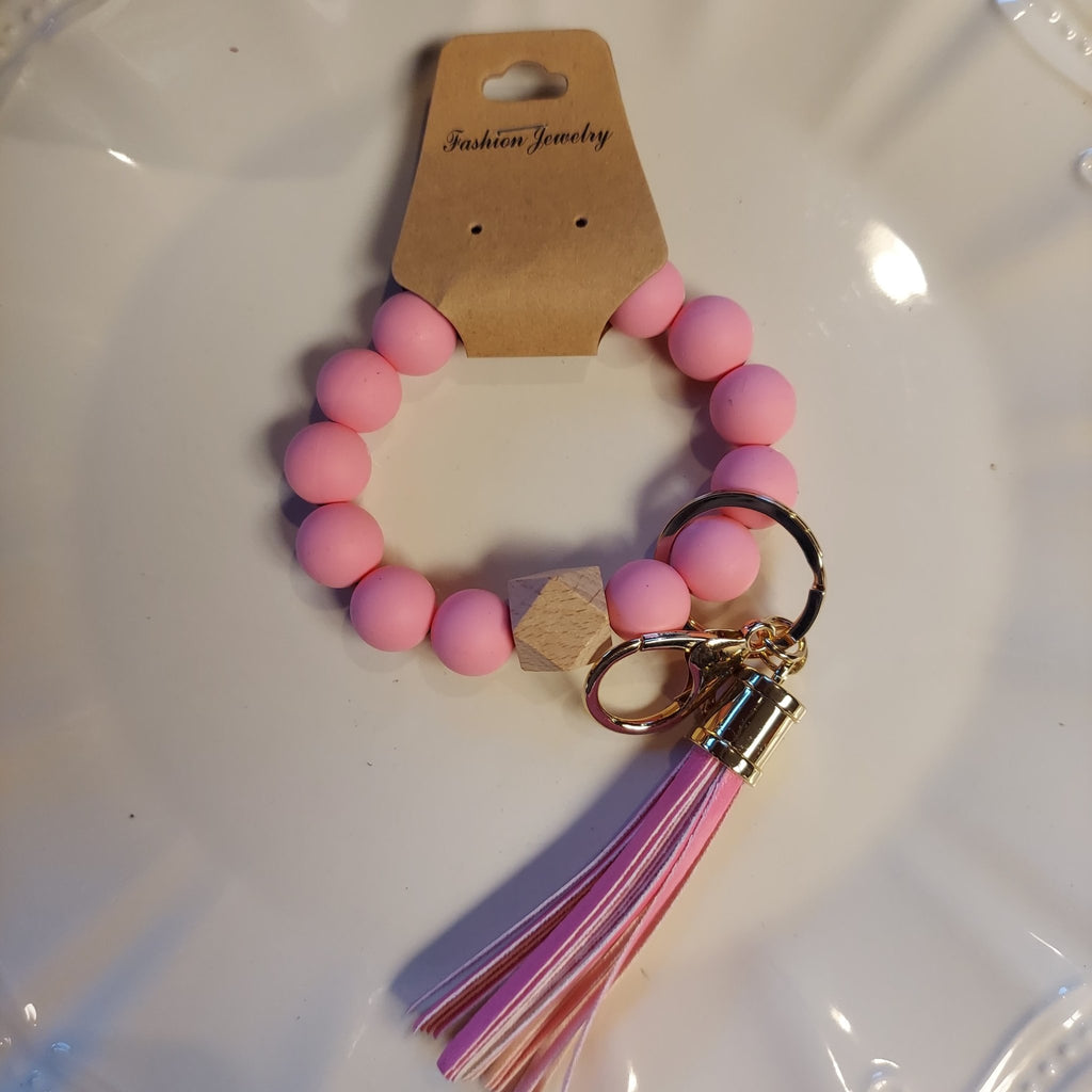 Beaded Key Ring Bracelet - 260 Broadway Boutique