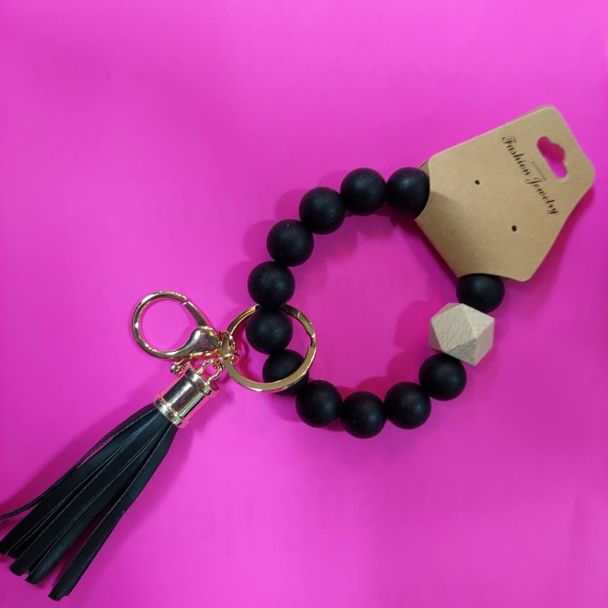 Beaded Key Ring Bracelet - 260 Broadway Boutique