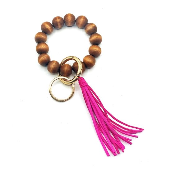 Beaded Key Ring Bracelet - 260 Broadway Boutique