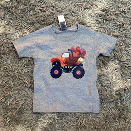 Big Truck with Hearts Tshirt - 260 Broadway Boutique