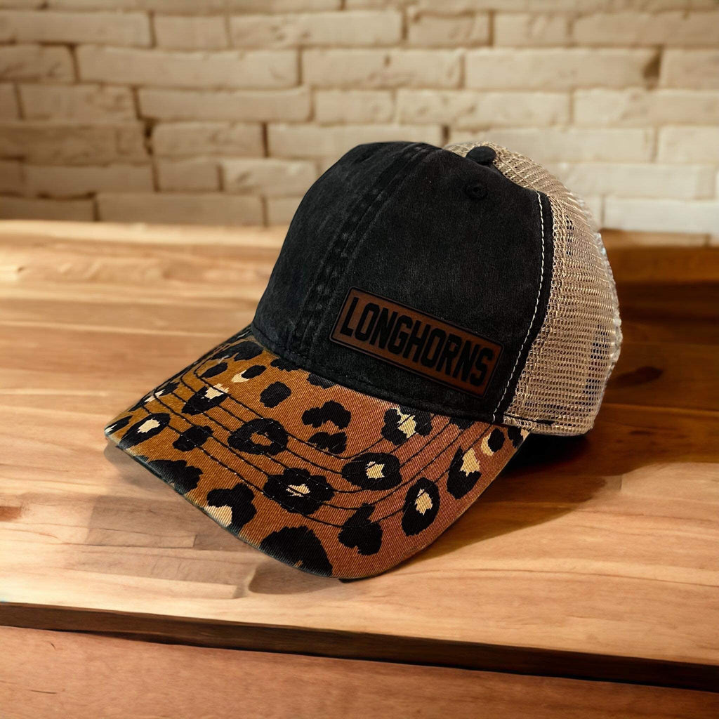 Black, Leopard, Khaki Womens Back Mesh Cap - 260 Broadway Boutique