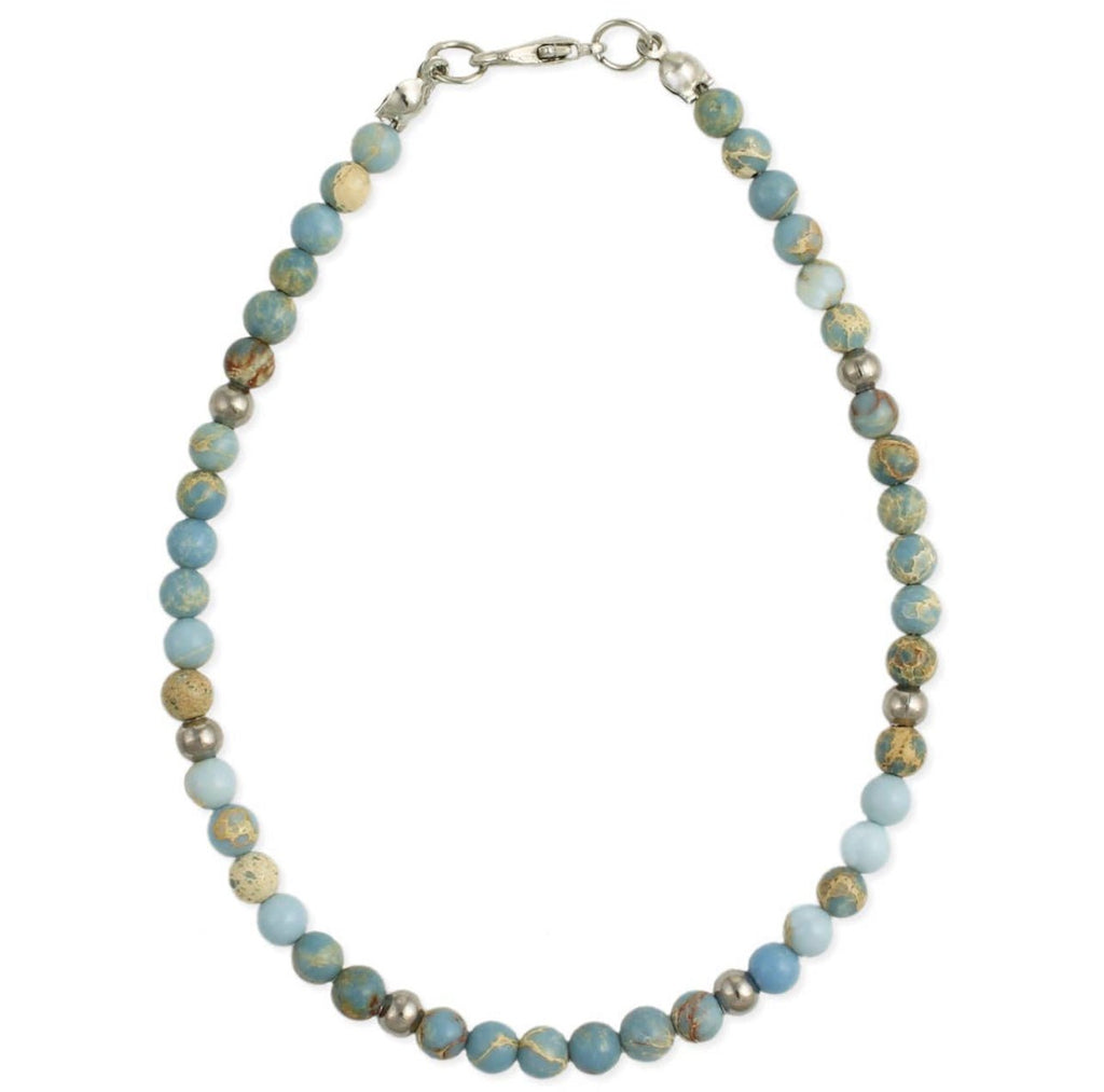 Blue Jasper Anklet - 260 Broadway Boutique