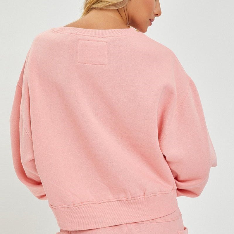 Blush Risen Sweatshirt - 260 Broadway Boutique