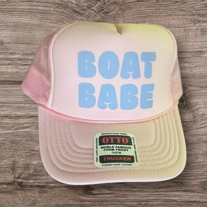 Boat Babe Trucker (2 Colors) - 260 Broadway Boutique