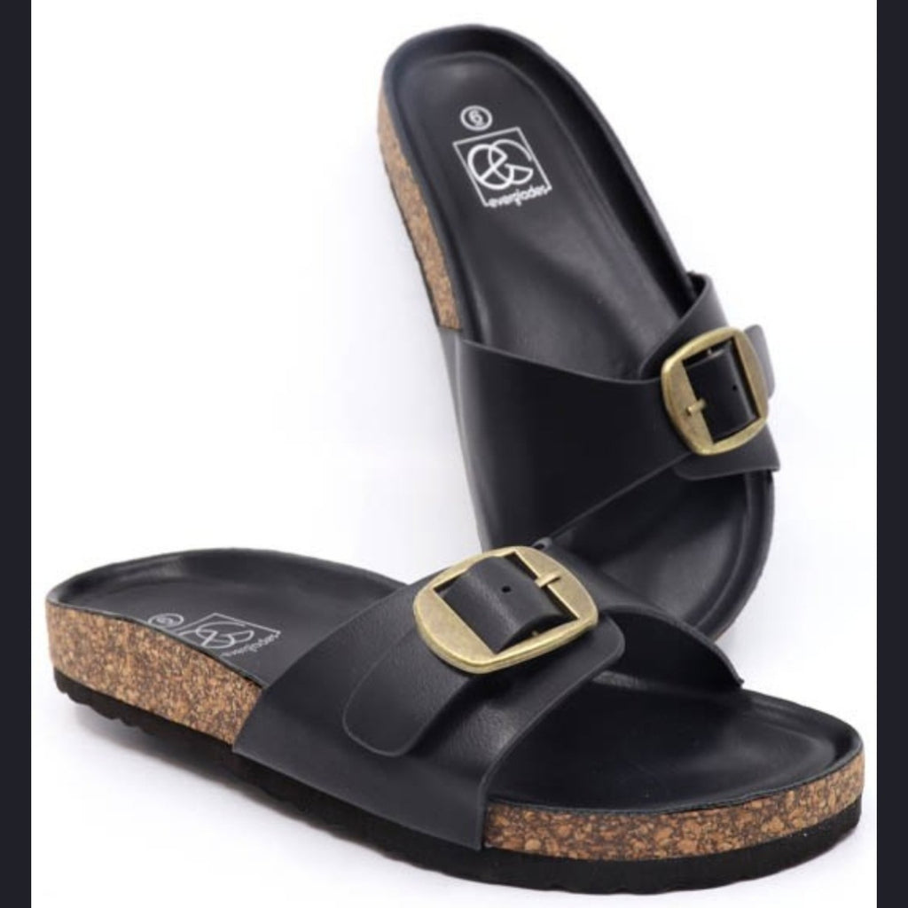 Boho Big Buckle Sandals - 260 Broadway Boutique