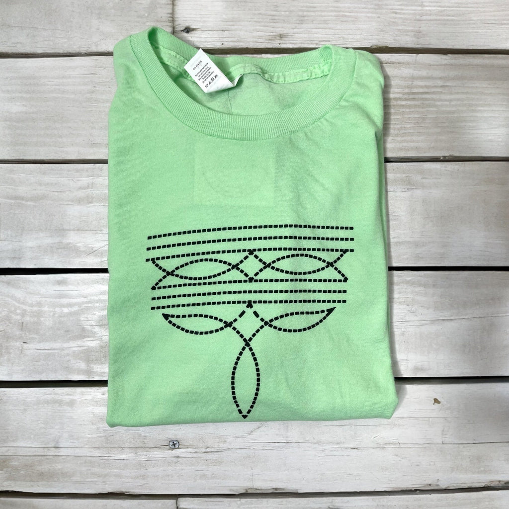 Boot Stitch Graphic Tee - 260 Broadway Boutique