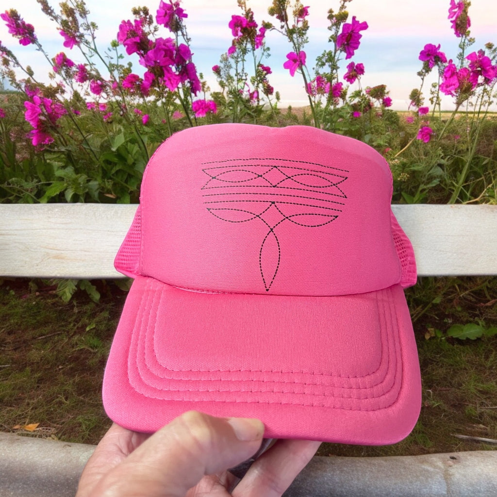 Boot Stitch Trucker Hat - 260 Broadway Boutique