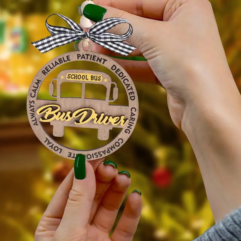 Bus Driver Appreciation Hanging Ornament - 260 Broadway Boutique