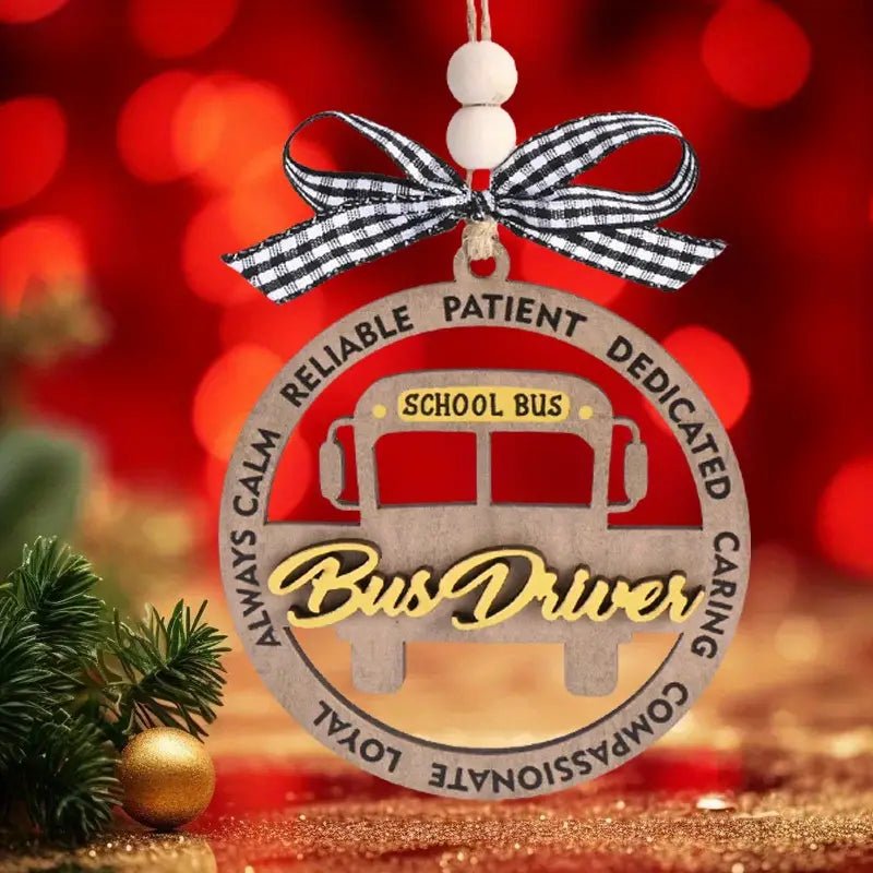 Bus Driver Appreciation Hanging Ornament - 260 Broadway Boutique