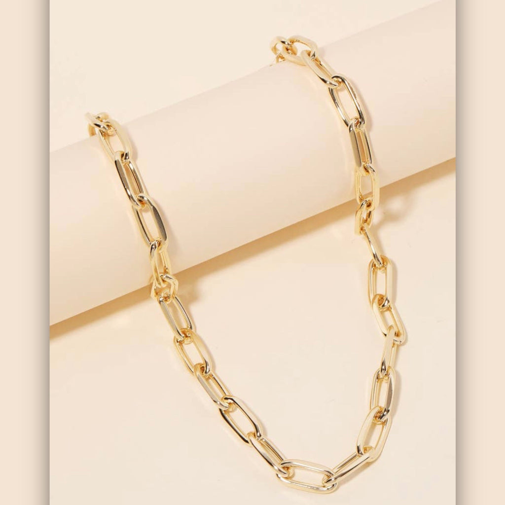 Cable Chain Link Necklace - 260 Broadway Boutique