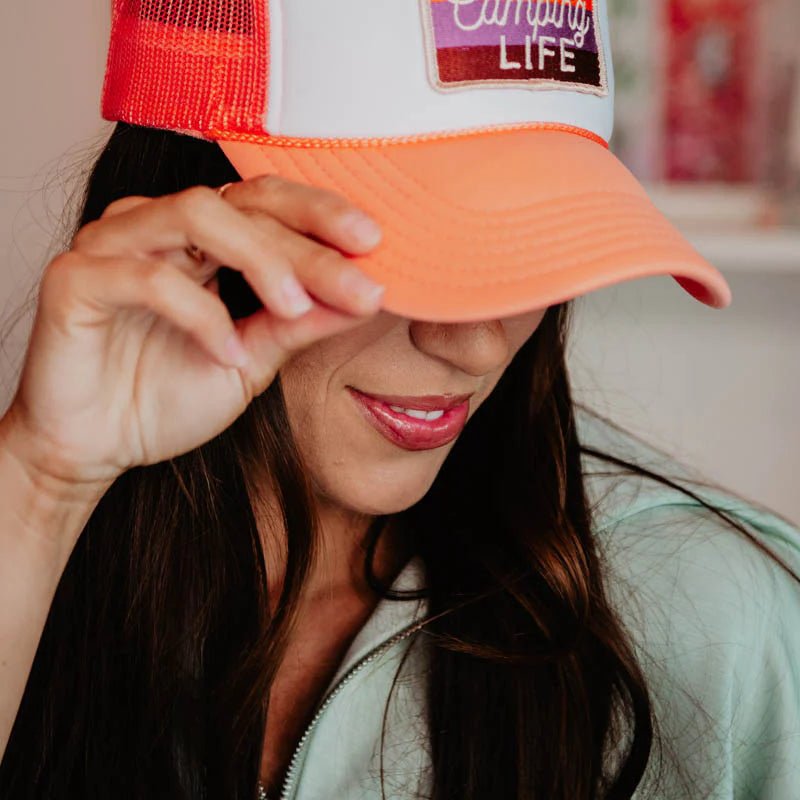 Camping Life Trucker Hat - 260 Broadway Boutique