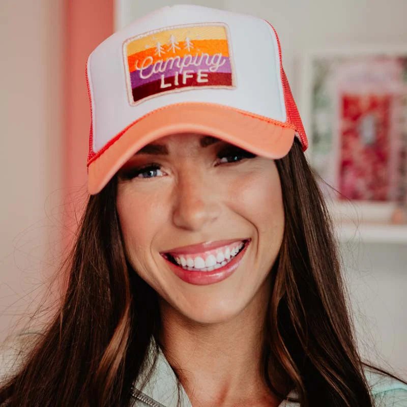 Camping Life Trucker Hat - 260 Broadway Boutique