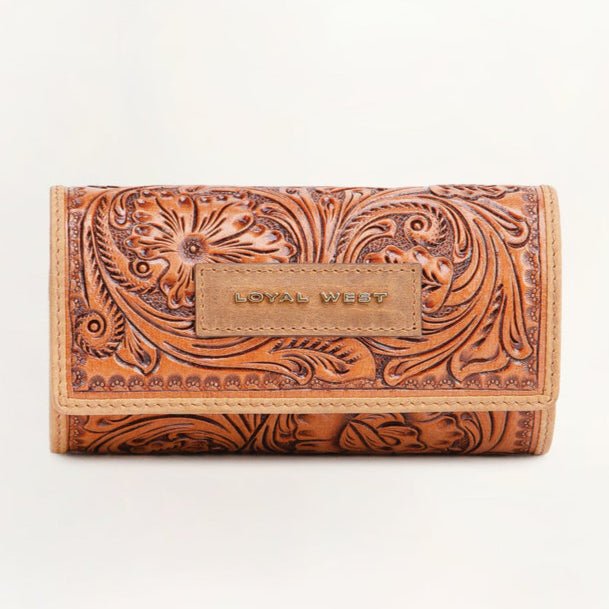 Canon Jewelry Case - Hand Tooled Leather - 260 Broadway Boutique