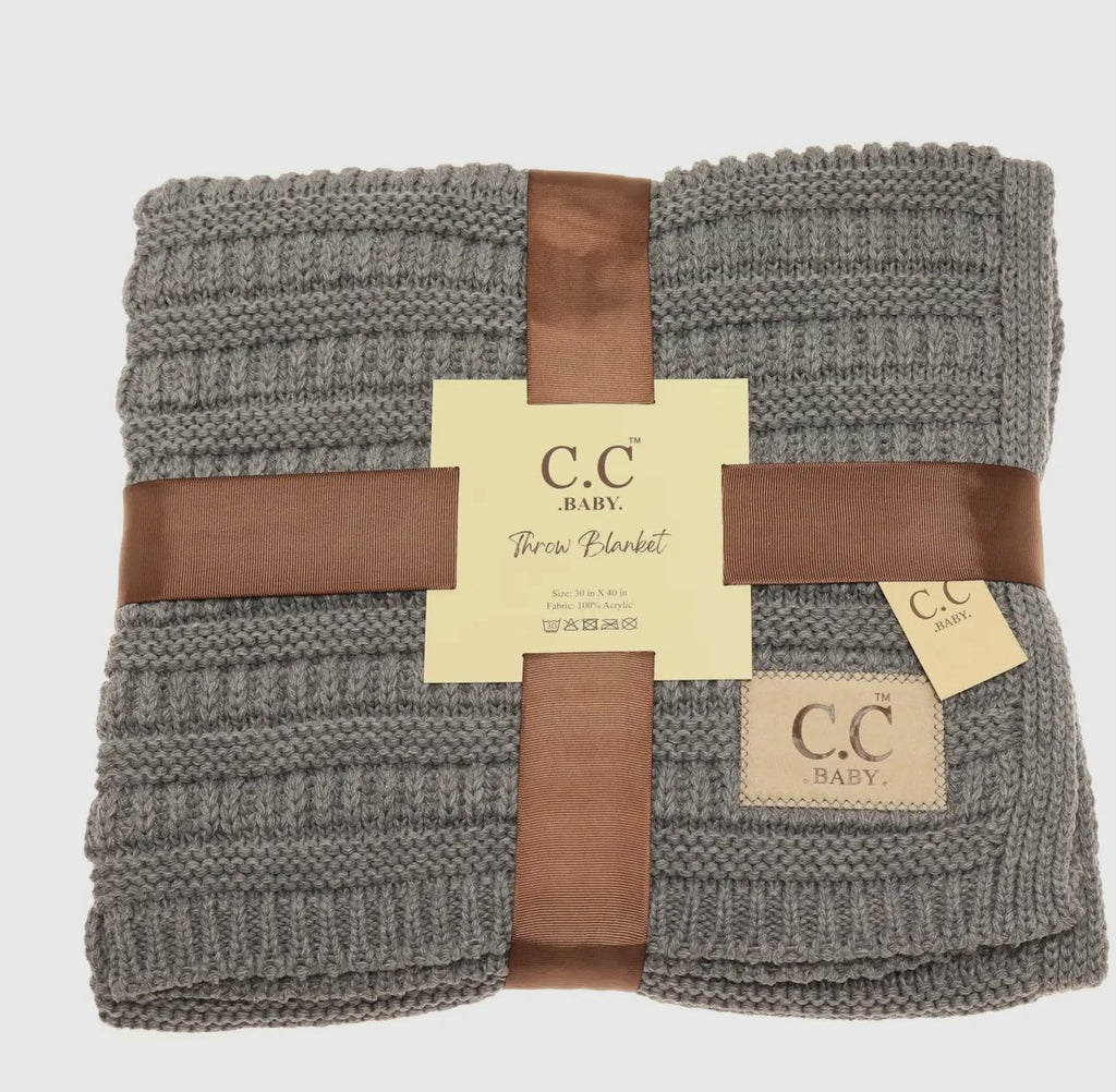 C.C. Baby Knit Blanket - 260 Broadway Boutique