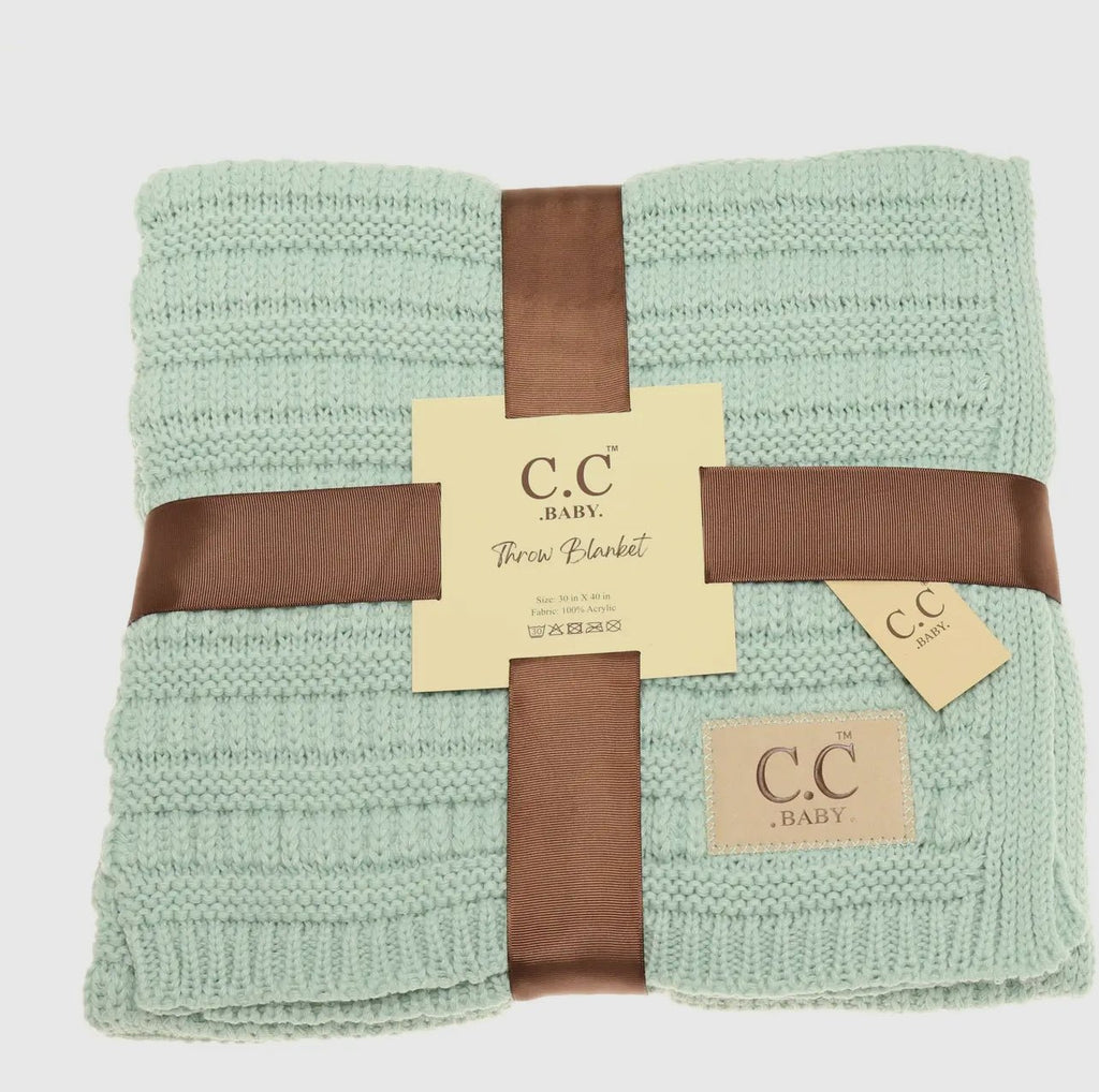 C.C. Baby Knit Blanket - 260 Broadway Boutique