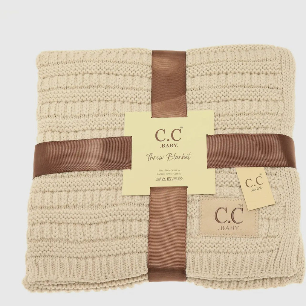 C.C. Baby Knit Blanket - 260 Broadway Boutique