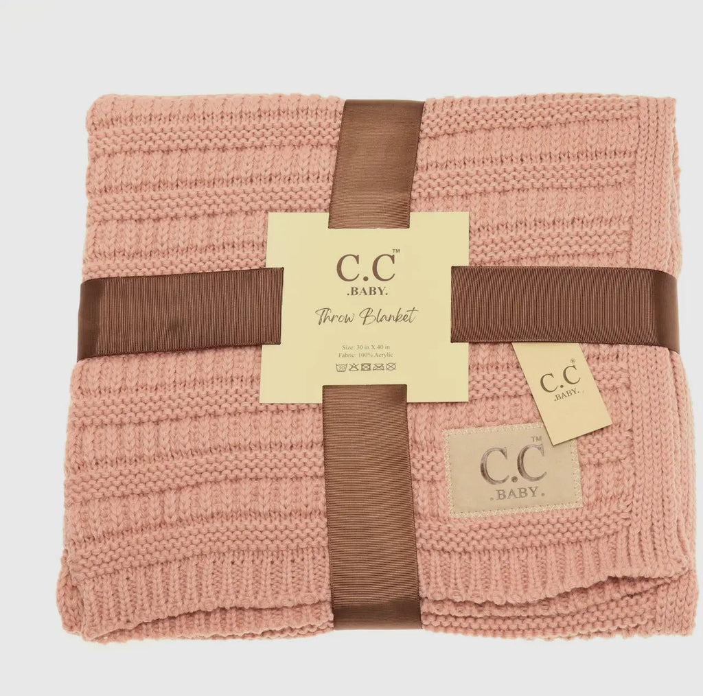 C.C. Baby Knit Blanket - 260 Broadway Boutique