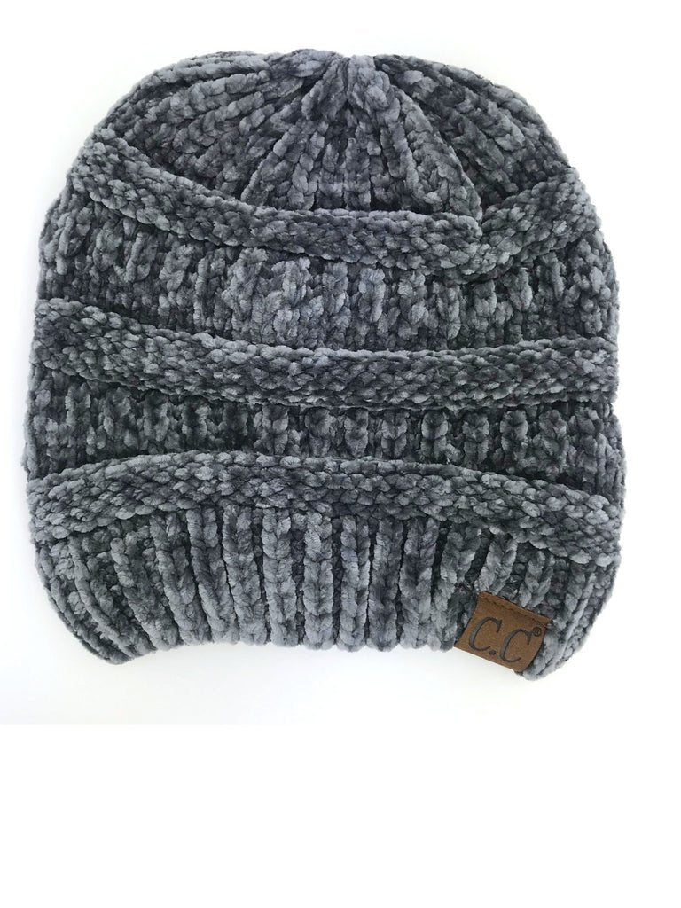 CC Velour Beanies (Multiple Colors) - 260 Broadway Boutique