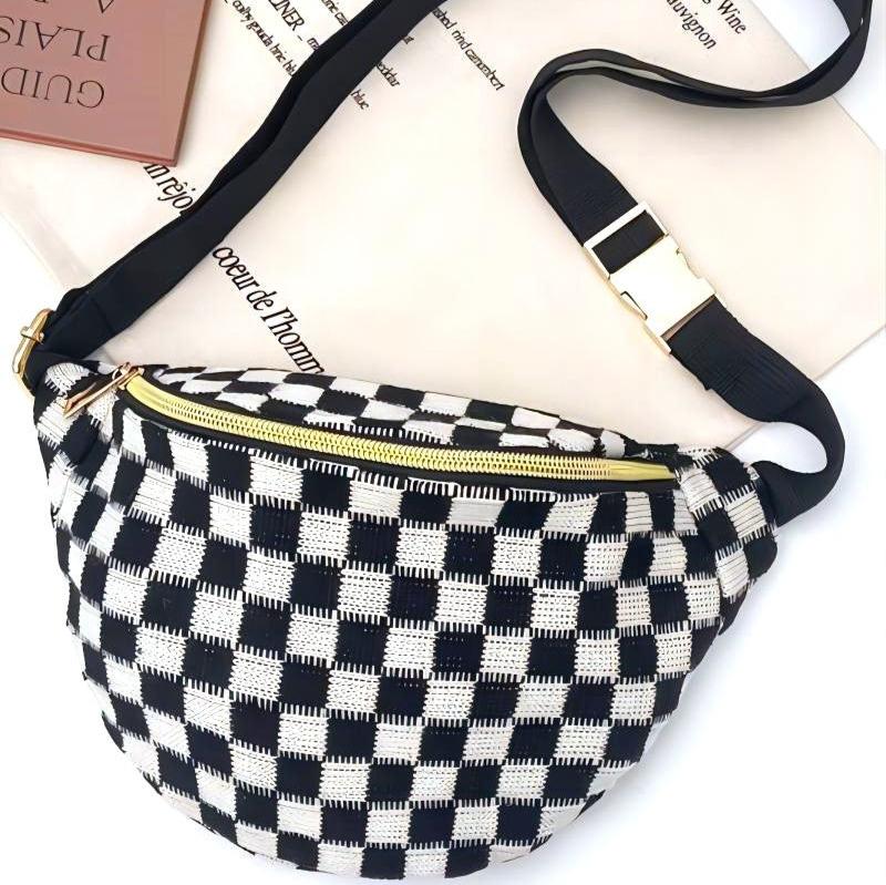 Checkered Crossbody/Sling (2 Colors) - 260 Broadway Boutique