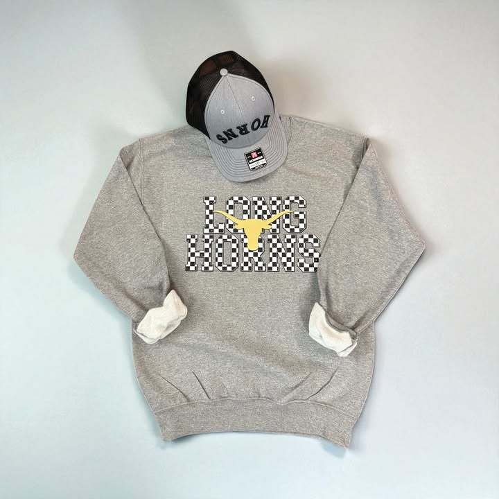 Checkered Longhorns - 260 Broadway Boutique
