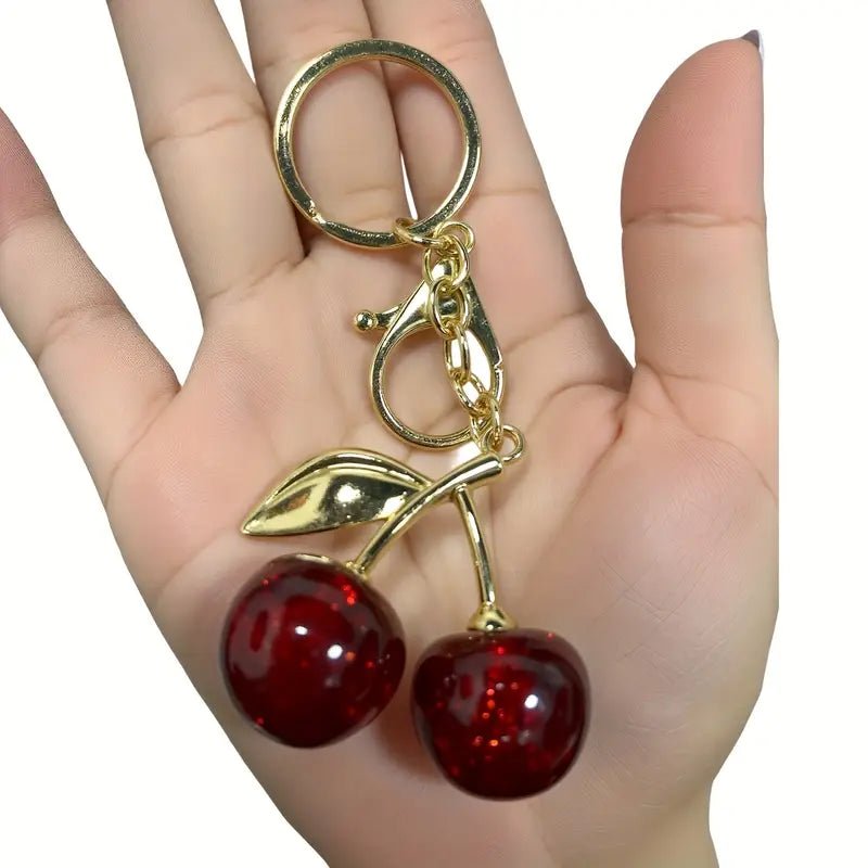 Cherry Bag Charm/Keychain - 260 Broadway Boutique