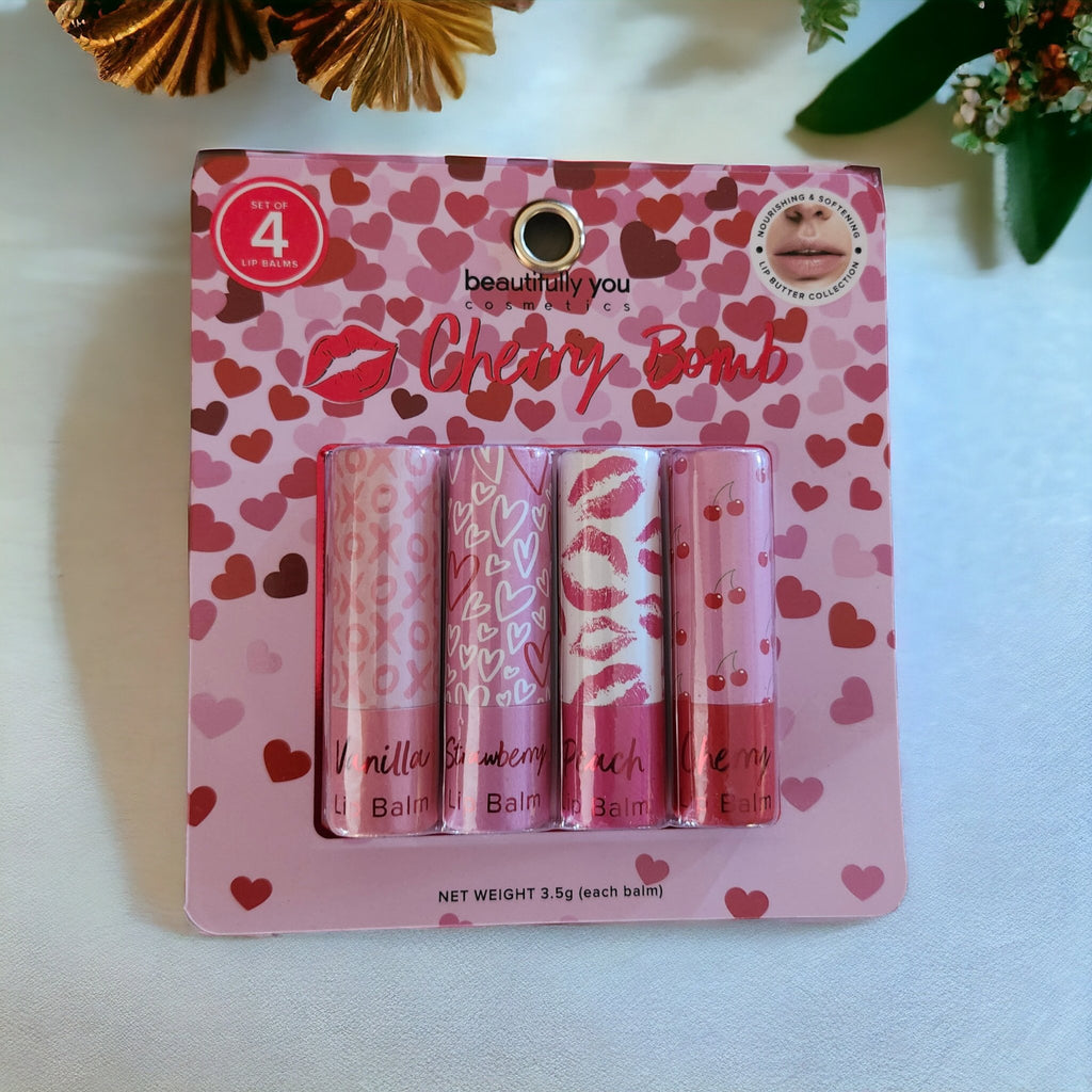 Cherry Bomb Lip Balm SET - 260 Broadway Boutique