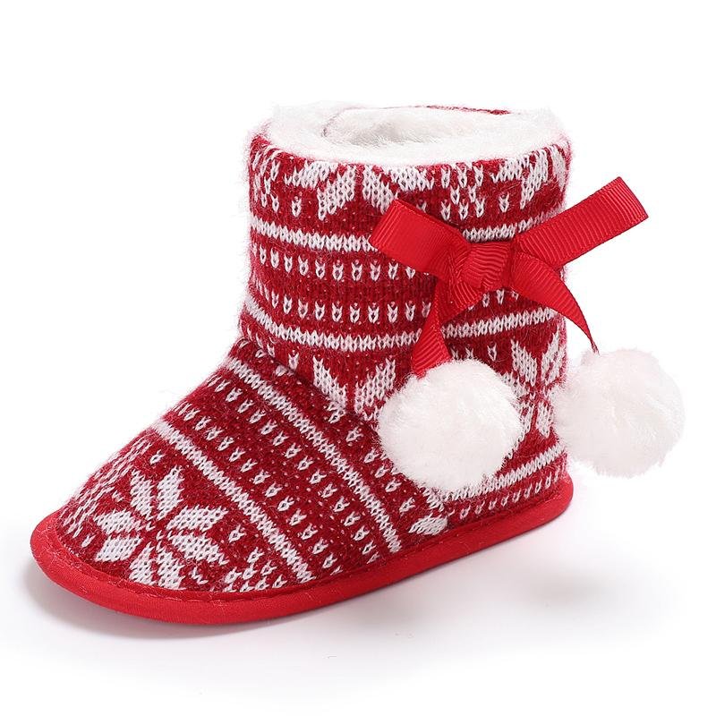 Christmas Fleece - lined Shoes - 260 Broadway Boutique