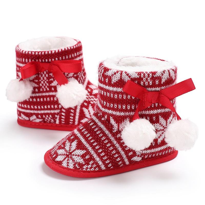 Christmas Fleece - lined Shoes - 260 Broadway Boutique