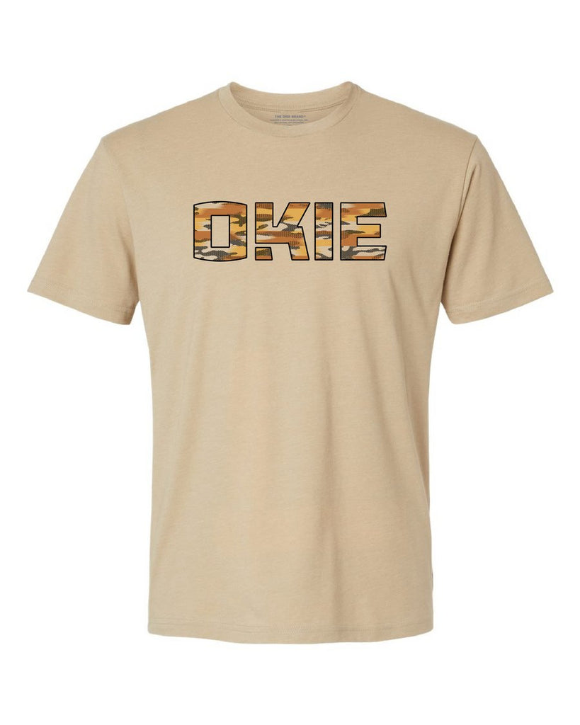 Classic Okie T - Tan Camo - 260 Broadway Boutique