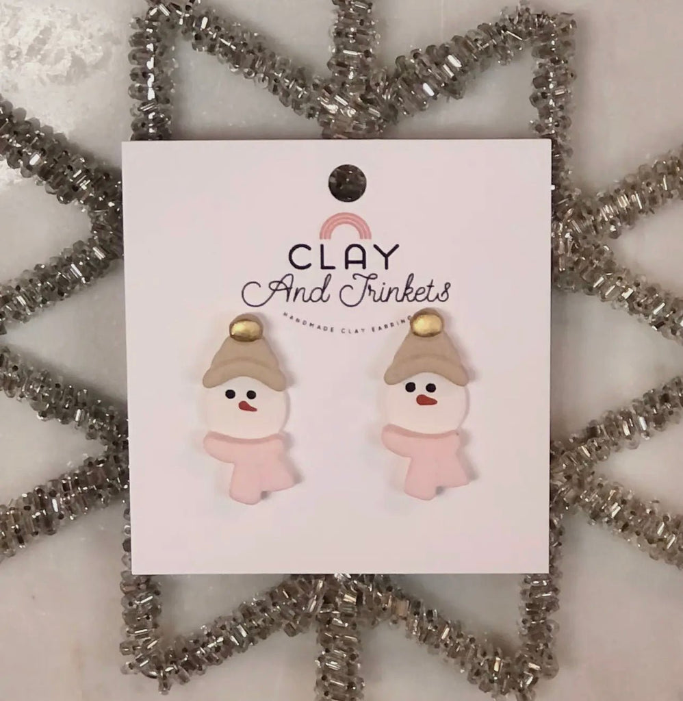 Clay Snow Man - 260 Broadway Boutique