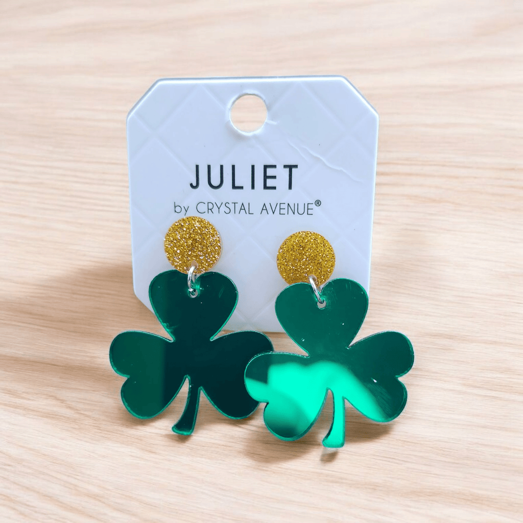 Clover/Gold Earrings - 260 Broadway Boutique