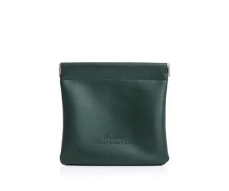 Compact & Lightweight Faux Leather Squeeze Pouch – - 260 Broadway Boutique