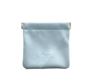 Compact & Lightweight Faux Leather Squeeze Pouch – - 260 Broadway Boutique