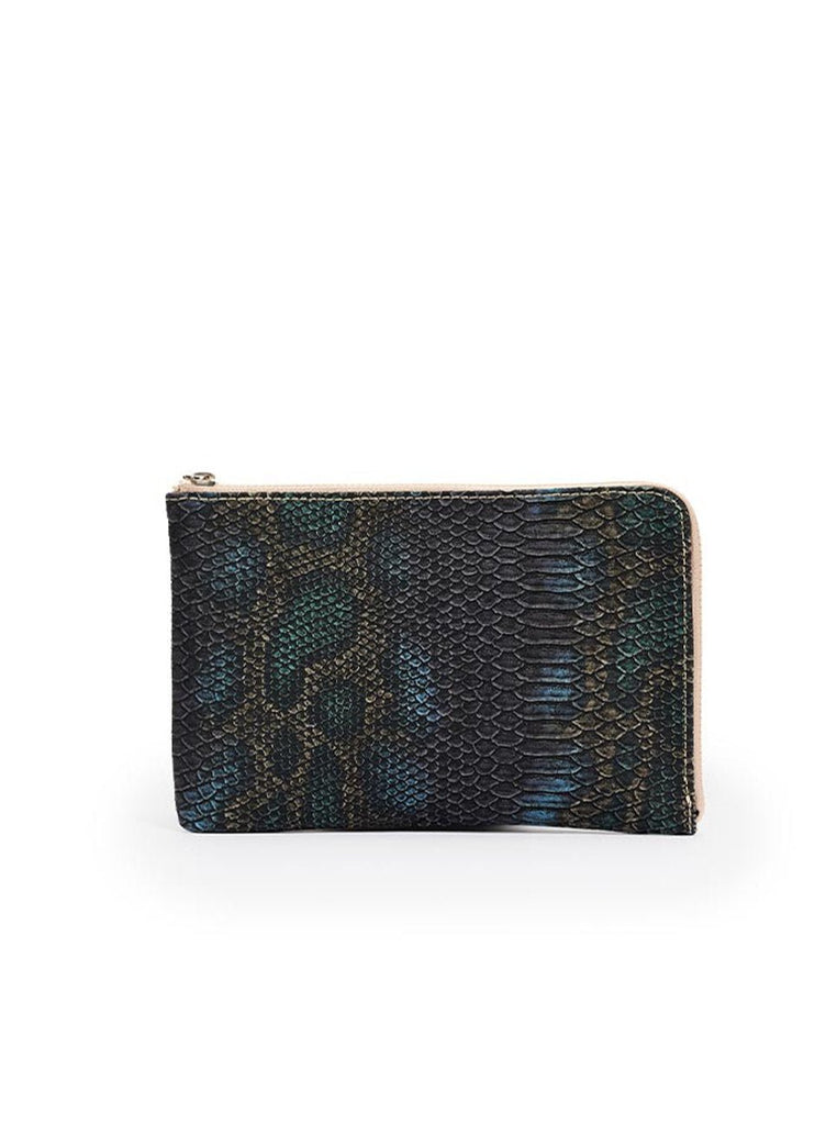 Consuela Rattler L - Shaped Clutch - 260 Broadway Boutique